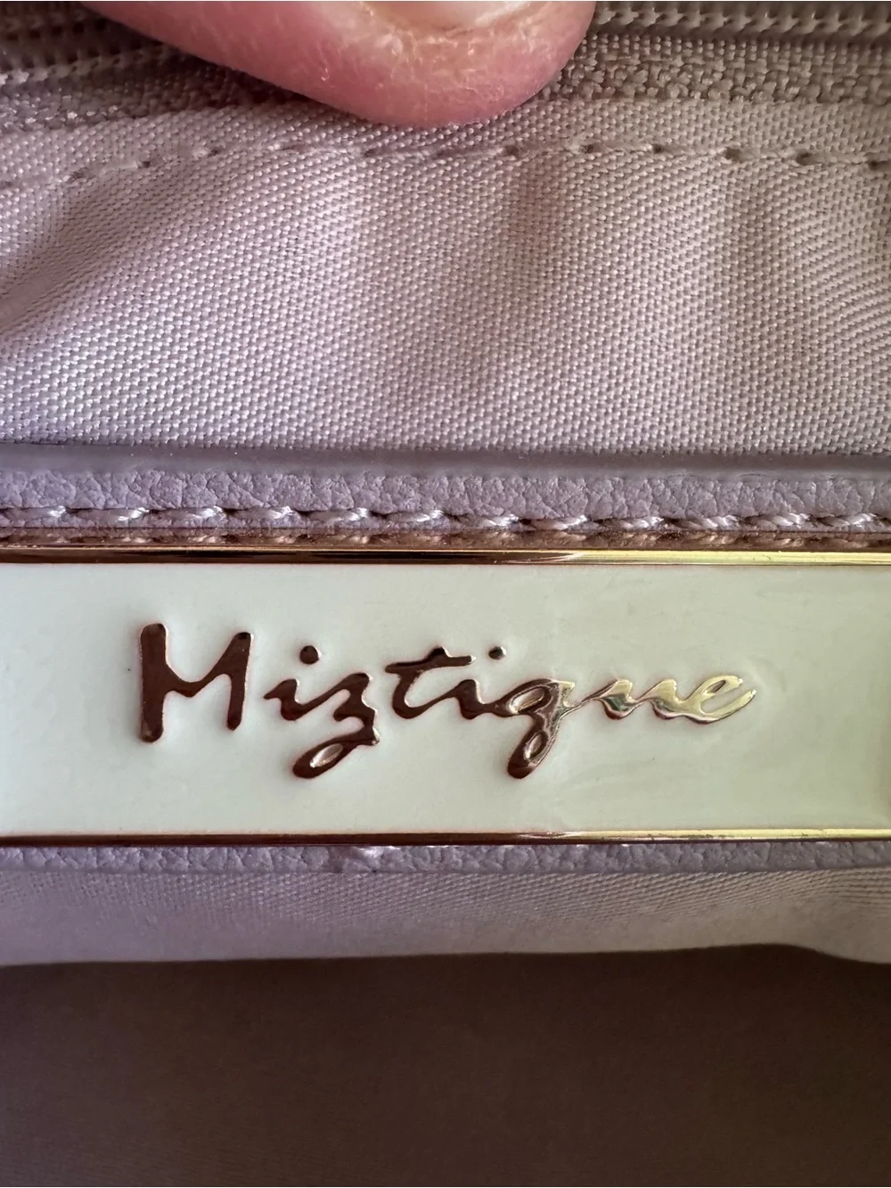 Miztique Daisy Convertible Backpack Purse in a light taupe or grey color